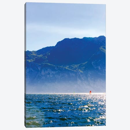 Wind Surfing In Riva Del Garda Canvas Print #SMZ186} by Susan Richey Canvas Art