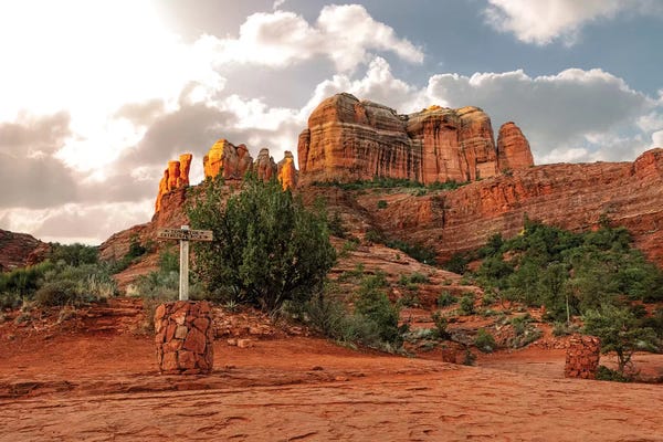 Sedona: Cathedral Rock Hiking Trail In Sedona Arizona by Susan Richey