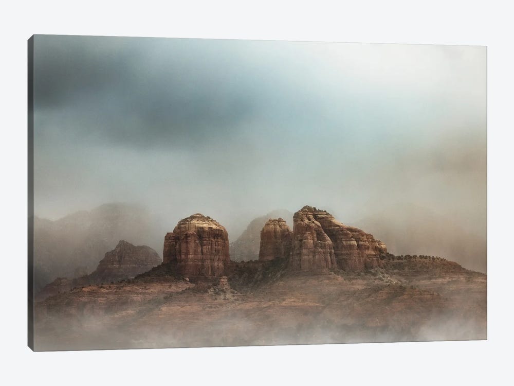 Magical Scene Of Castle Rock In Sedona Arizona by Susan Richey 1-piece Art Print