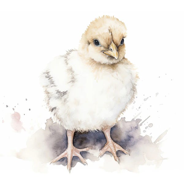 Susan Richey: Cute Baby Chicken by Susan Richey