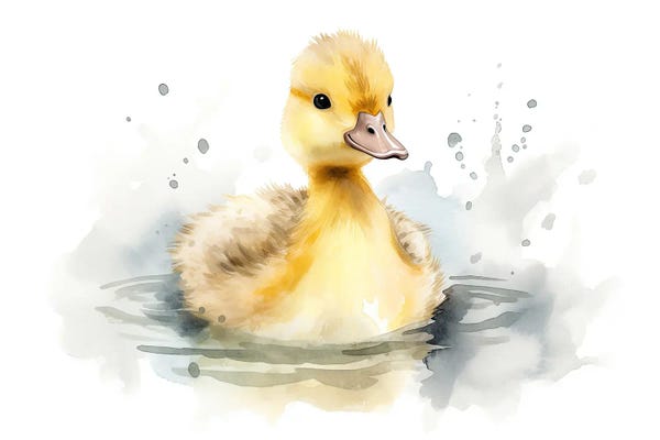 Susan Richey: Cute Baby Duck by Susan Richey