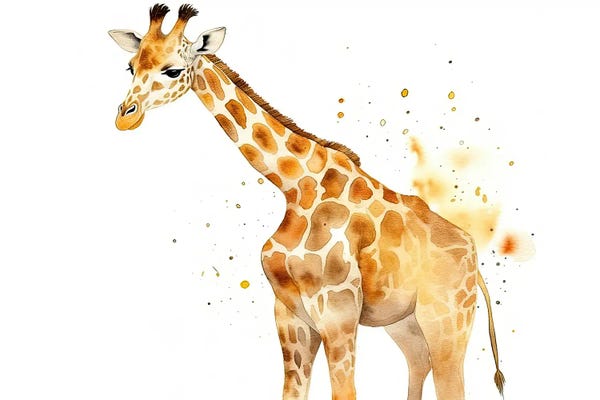 Susan Richey: Cute Baby Giraffe by Susan Richey