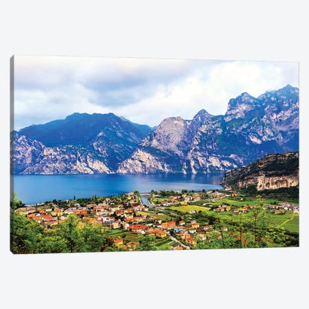 Riva Del Garda In Northern Italy Canvas Print #SMZ279} by Susan Richey Art Print