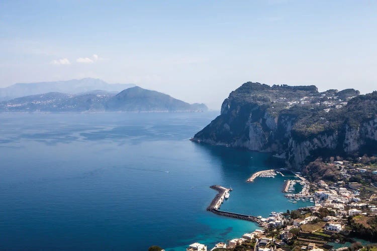Coastline In Capri Italy
