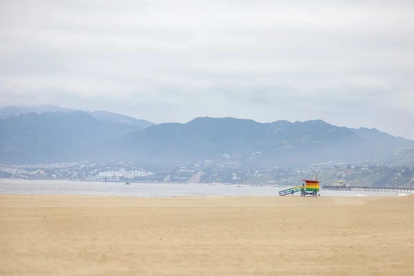 Susan Richey: Venice Pride Lifeguard Tower On Venice Beach California by Susan Richey