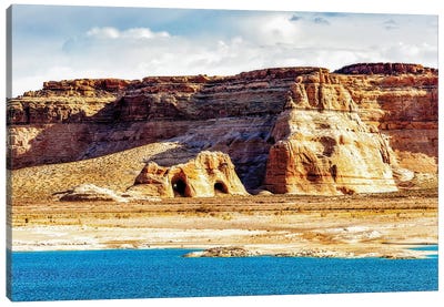 Coves On Shore Of Lake Powell Canvas Art Print - Susan Richey