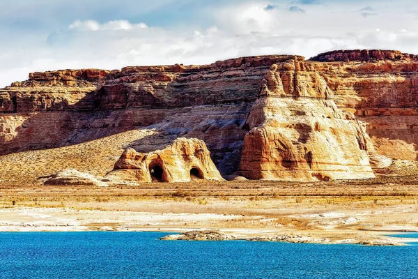 Susan Richey: Coves On Shore Of Lake Powell by Susan Richey