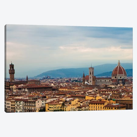Florence Italy Cityscape Canvas Print #SMZ70} by Susan Schmitz Canvas Print