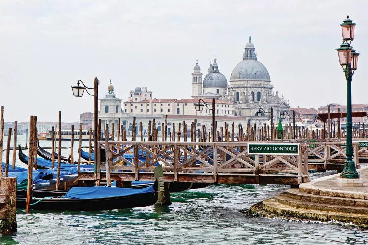 Gondola Station In Venice