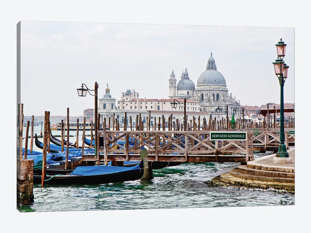 Gondola Station In Venice by Susan Richey 1-piece Canvas Print