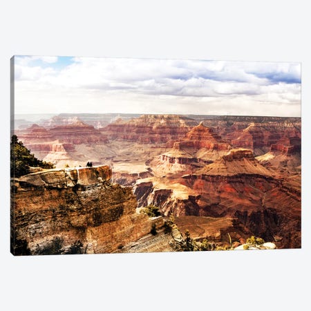 Looking Into Majestic Grand Canyon Canvas Print #SMZ94} by Susan Schmitz Canvas Wall Art