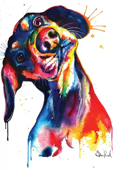 Kids Animal Art: Dachshund by Weekday Best