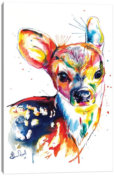 Deer Canvas Art Print - Weekday Best