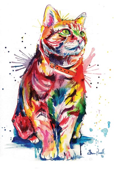 Kids Animal Art: Tabby by Weekday Best