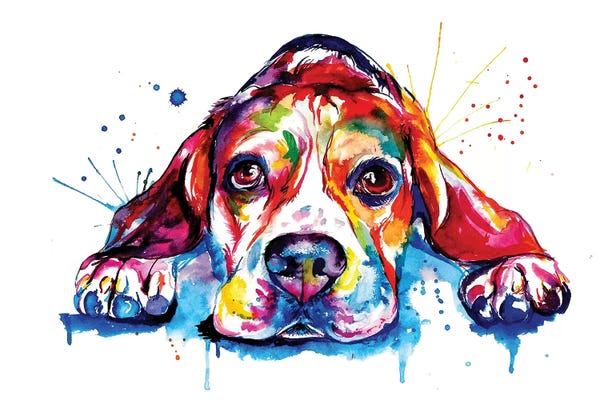 Kids Animal Art: Beagle by Weekday Best