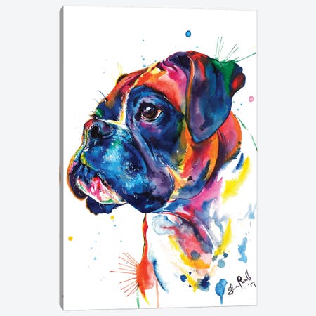 Boxer II Canvas Print #SNA31} by Weekday Best Canvas Art