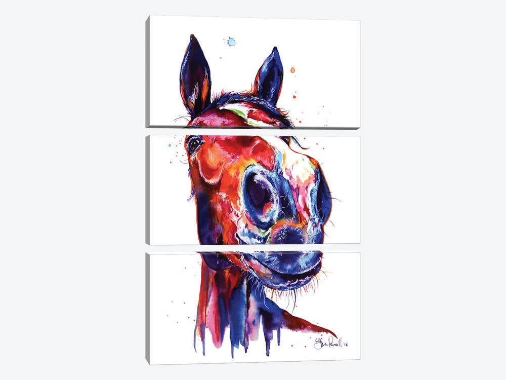 Horse by Weekday Best 3-piece Canvas Art