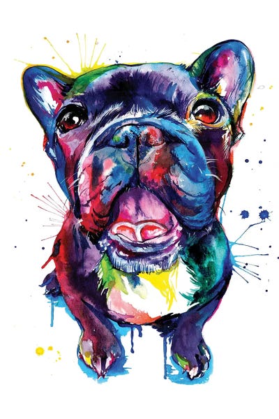 Kids Animal Art: Black Frenchie by Weekday Best