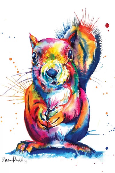 Squirrel by Weekday Best multi panel art