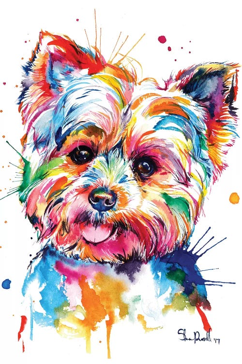 Yorkie by Weekday Best wall art