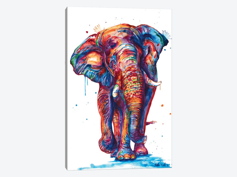 Elephant by Weekday Best 1-piece Canvas Art Print