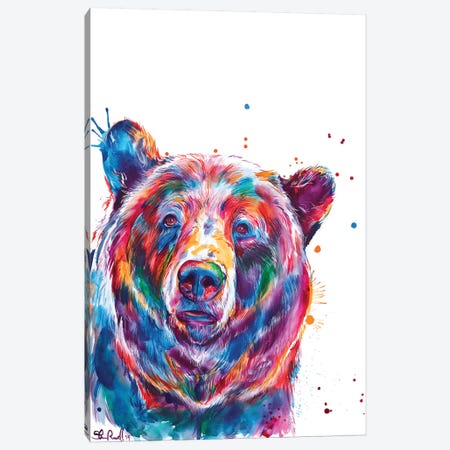 Bear Canvas Print #SNA50} by Weekday Best Canvas Art