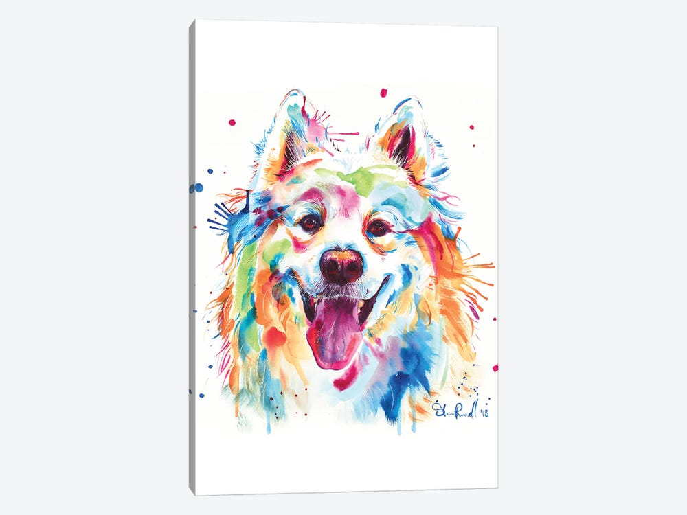 Samoyed by Weekday Best 1-piece Canvas Wall Art
