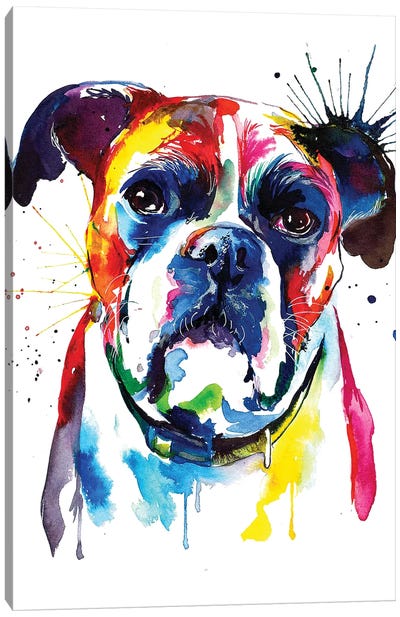 Boxer Canvas Art Print - Pet Industry