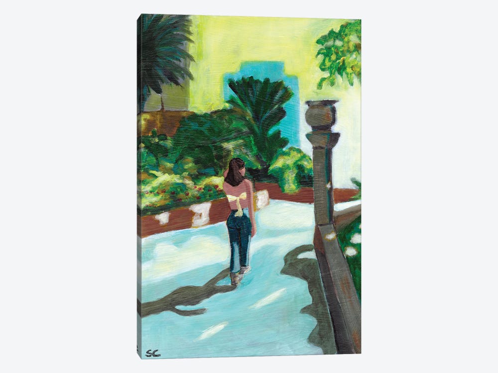 Woman In Shadow by Silan Chen 1-piece Canvas Art Print