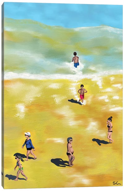 Summer Fun II Canvas Art Print - Silan Chen