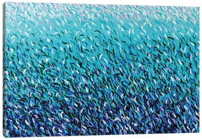 Confetti Dance Canvas Art Print - Silan Chen