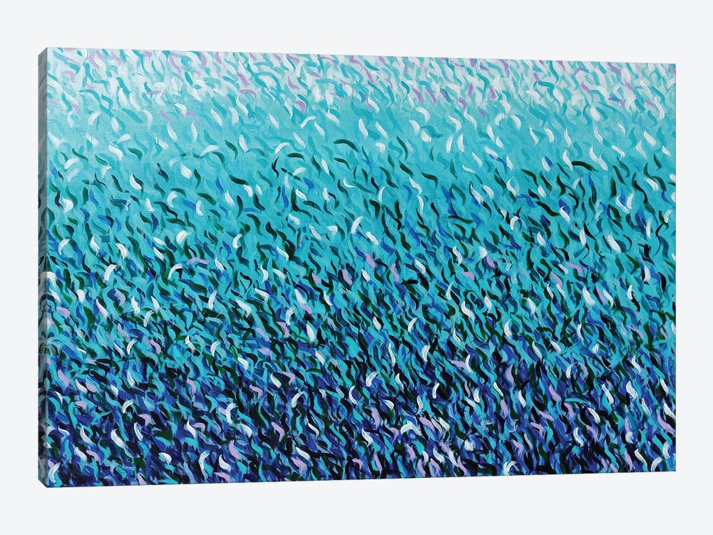 Confetti Dance by Silan Chen 1-piece Canvas Print