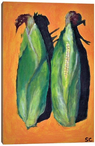 Corns Canvas Art Print - Corn Art