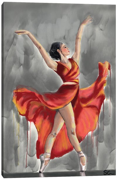 Dance With Me Canvas Art Print - Dancer Art