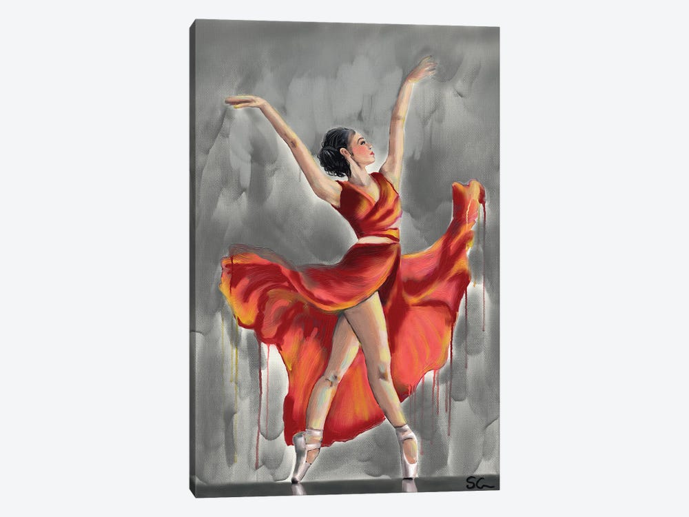 Dance With Me by Silan Chen 1-piece Canvas Art