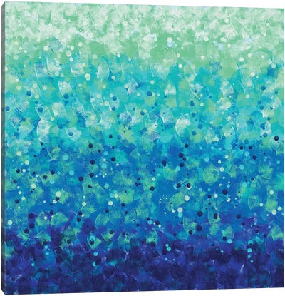 Abstract Ocean Canvas Art Print - Silan Chen