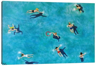 Summer Fun Canvas Art Print - The Joy of Life