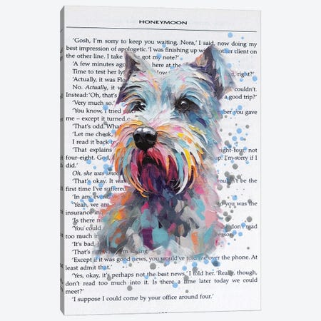 Dog Canvas Print #SNC71} by Silan Chen Canvas Wall Art