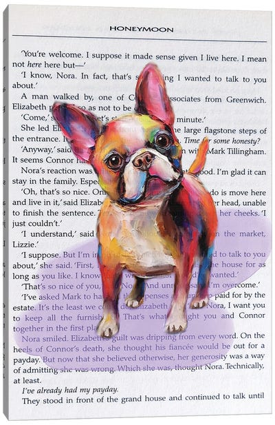 French Bulldog Canvas Art Print - French Bulldog Art