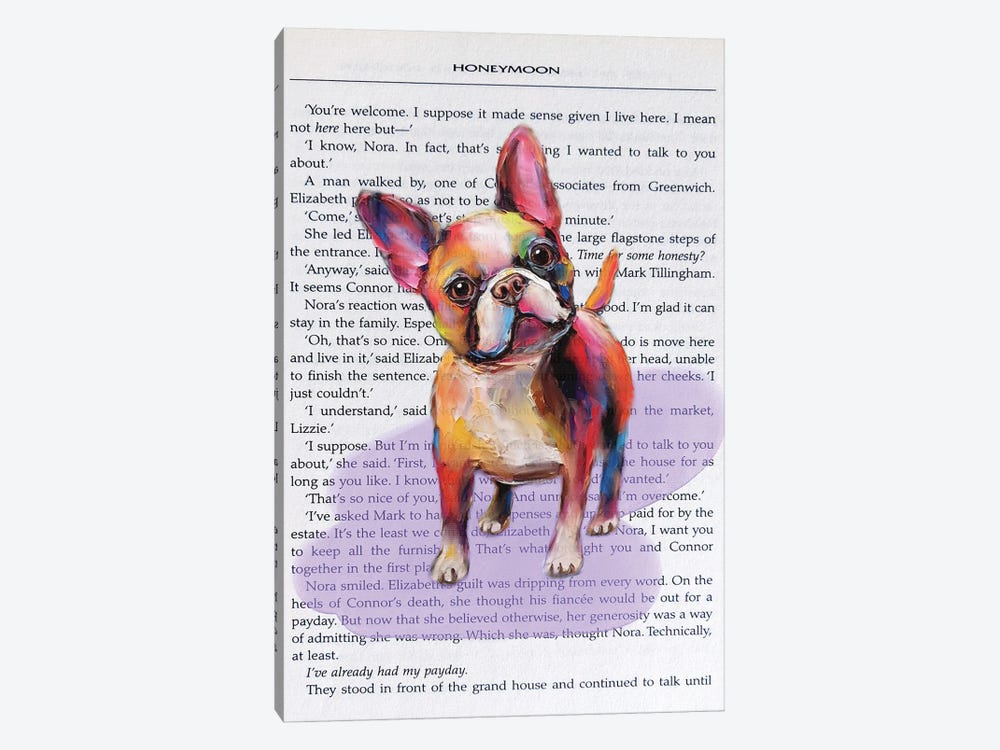 French Bulldog by Silan Chen 1-piece Canvas Print