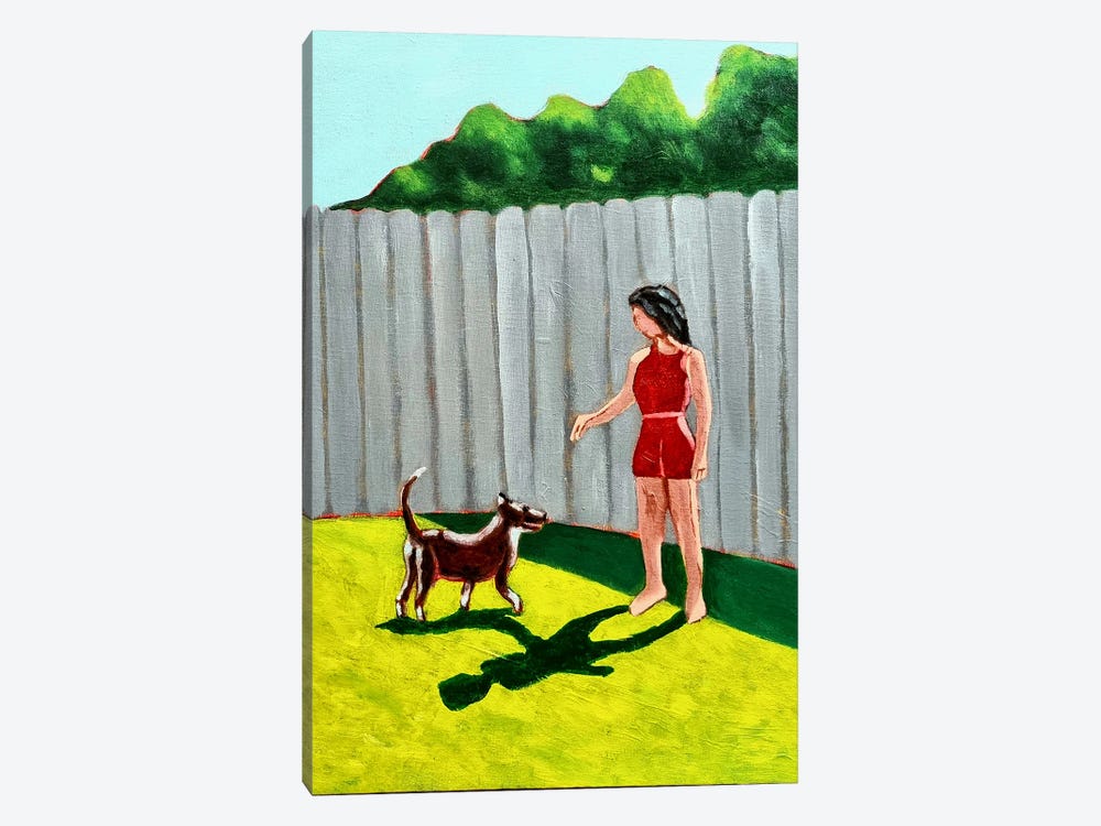 Dog Sitter by Silan Chen 1-piece Canvas Artwork