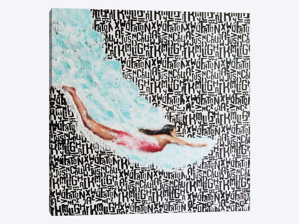 Diving In 1-piece Canvas Wall Art