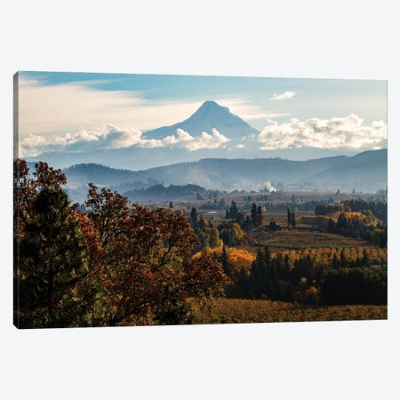 USA, Oregon. Mount Hood autumn landscape scenery. Canvas Print #SND20} by Jolly Sienda Canvas Art