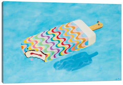 Pool 711 Canvas Art Print - Swimming Art