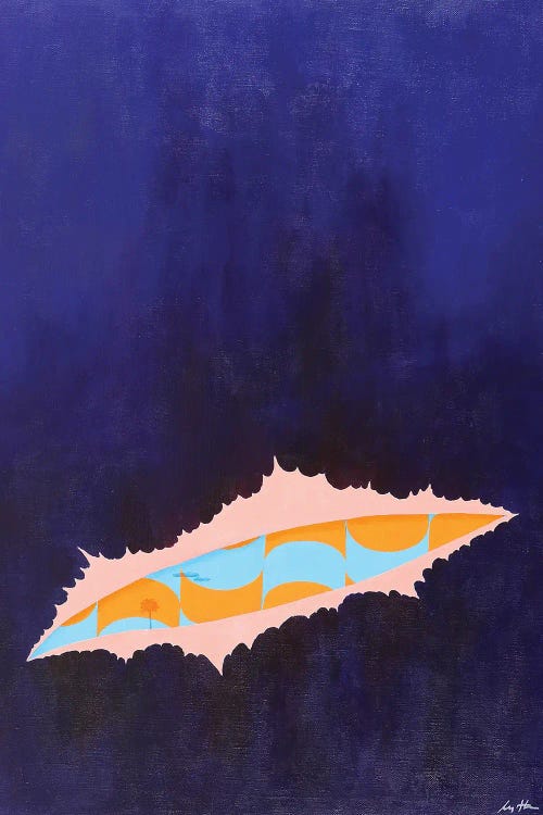 Blue 341 by Sanghee Ahn wall art