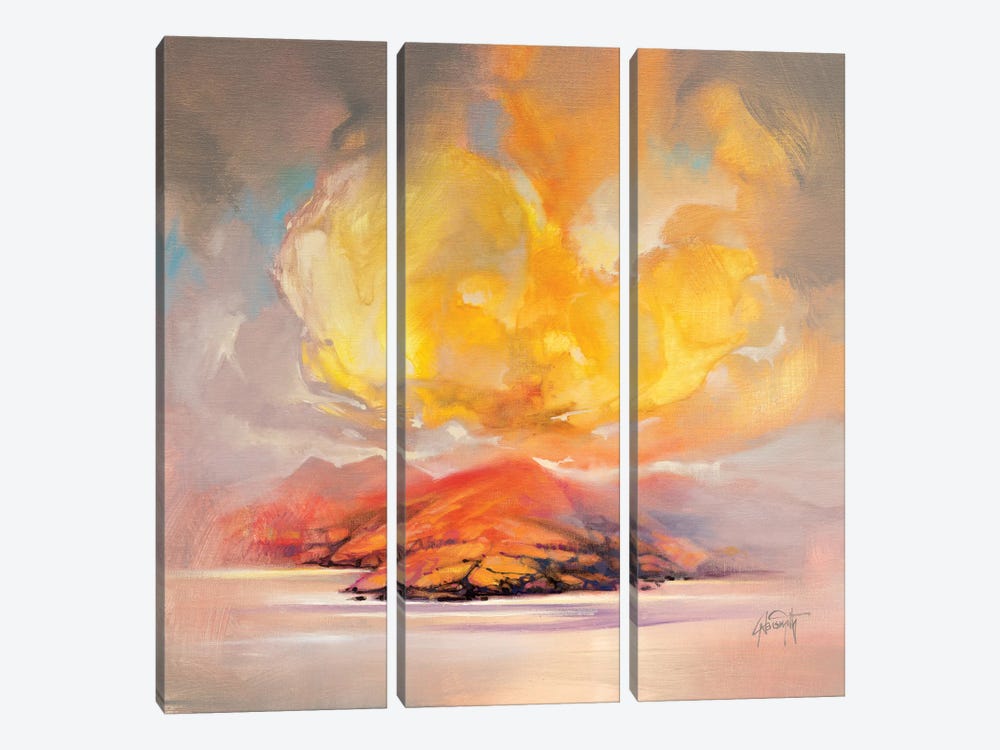 Land Emerges by Scott Naismith 3-piece Canvas Artwork