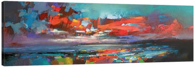Cowal Red Canvas Art Print - Best Selling Abstracts