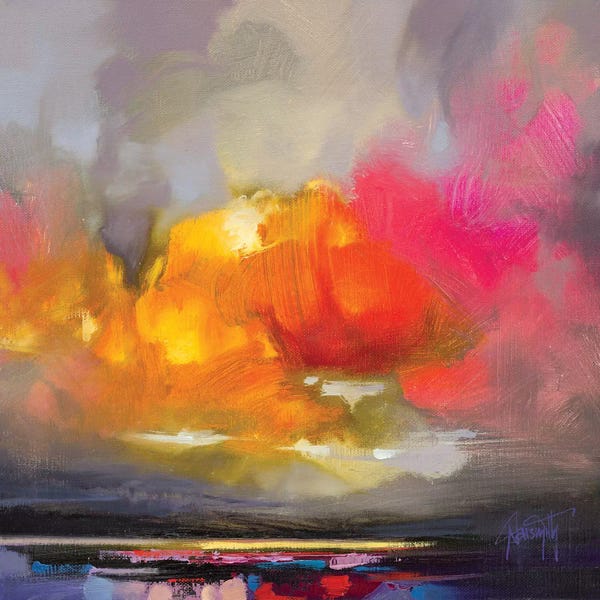 Abstract: Rose Cumulus Study II by Scott Naismith