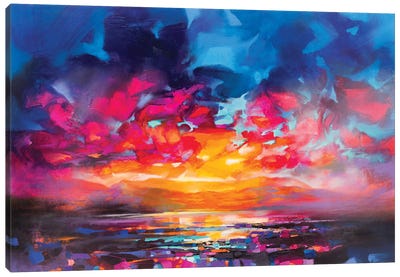 Liquid Light V Canvas Art Print - Pantone Color Collections