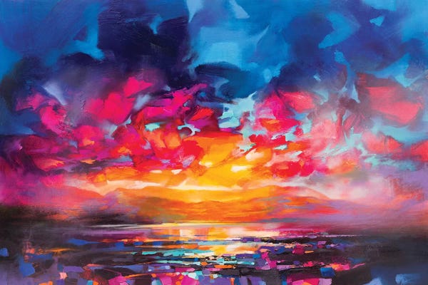 Azure Blue: Liquid Light V by Scott Naismith